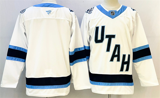 Men's Utah Mammoth Blank White Stitched Jersey